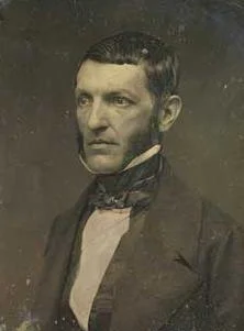 Photograph of George Bancroft, an American historian, statesman, and co-founder of the United States Naval Academy.