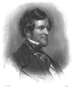Illustration of Lewis Gaylord Clark, an American editor and author.
