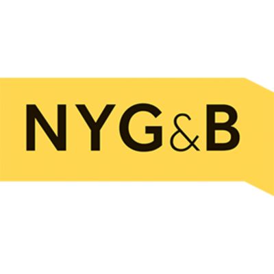 Logo or graphic for the New York Genealogical and Biographical Society (NYG&B), a nonprofit organization dedicated to preserving and sharing New York family history and genealogical research
